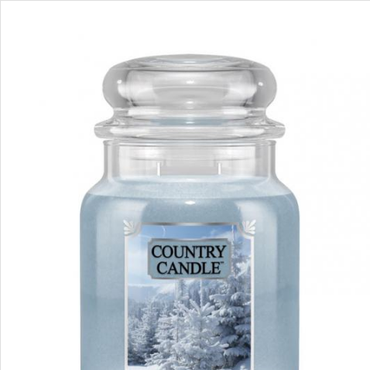  Country Candle - Fresh Aspen Snow - Duży słoik (680g) 2 knoty Świeca zapachowa